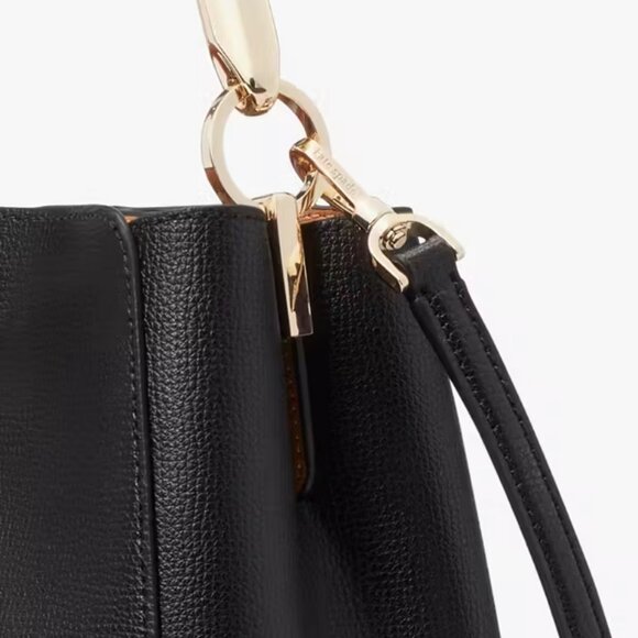 Kate Spade Phoebe Small Top Handle Bag Black - Picture 3 of 7